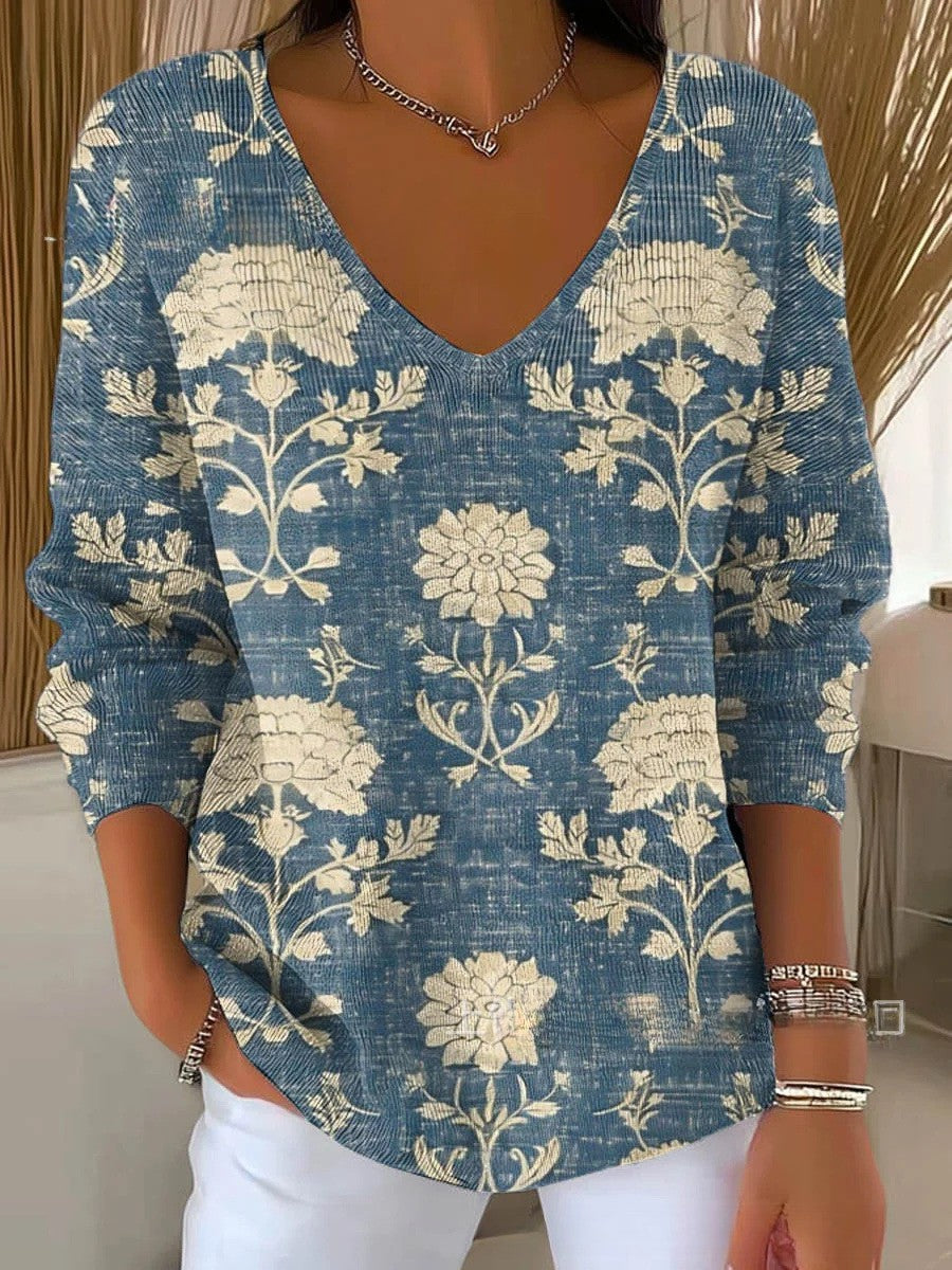 Josefine® | Pullover med V-hals