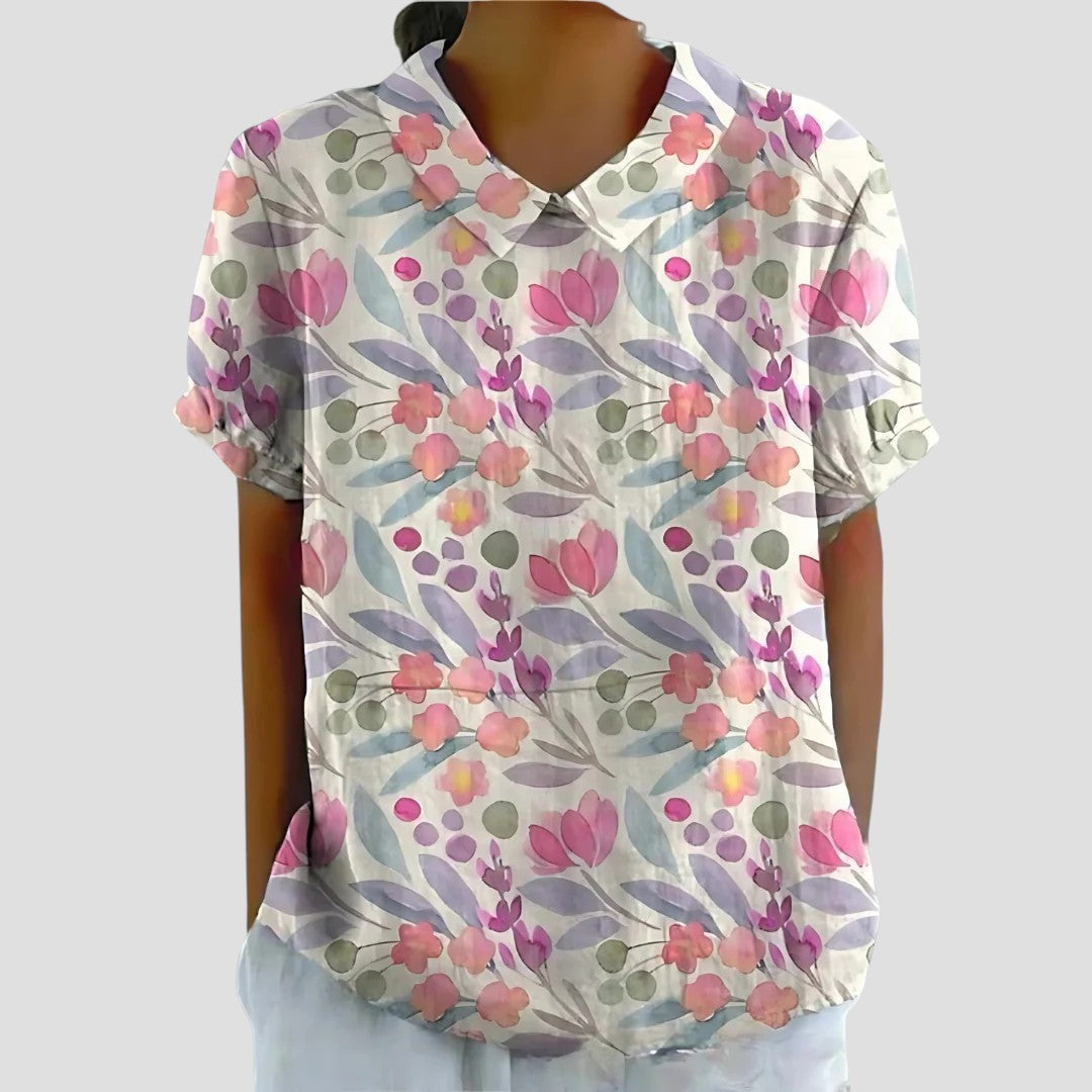 MALOU® | BLUSE I LÆRRED