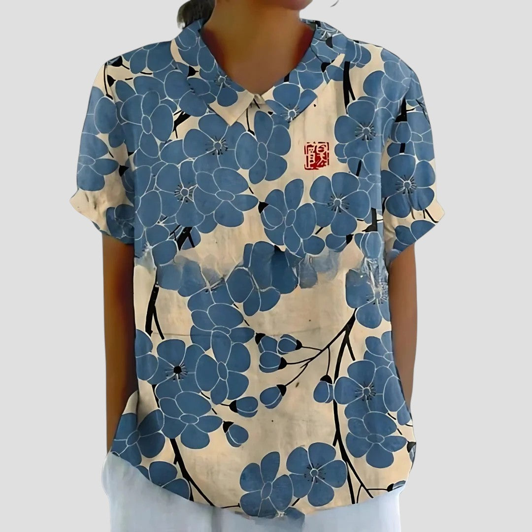 MAJKEN® | BLUSE I LÆRRED