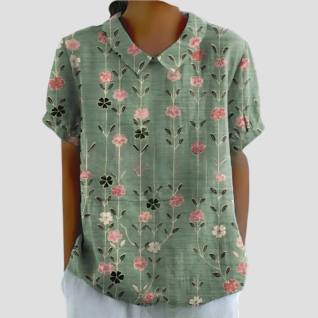 GRETHE® | BLUSE I LÆRRED