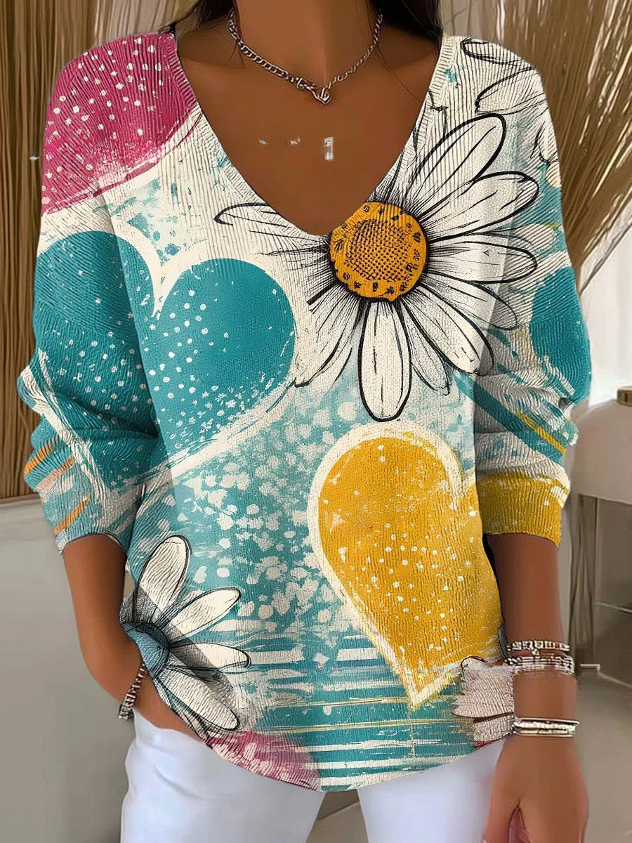 Hannelore® | Pullover med V-hals