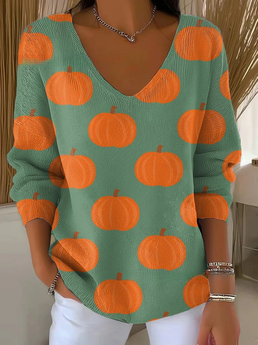 Hildegard® |Pullover med V-hals