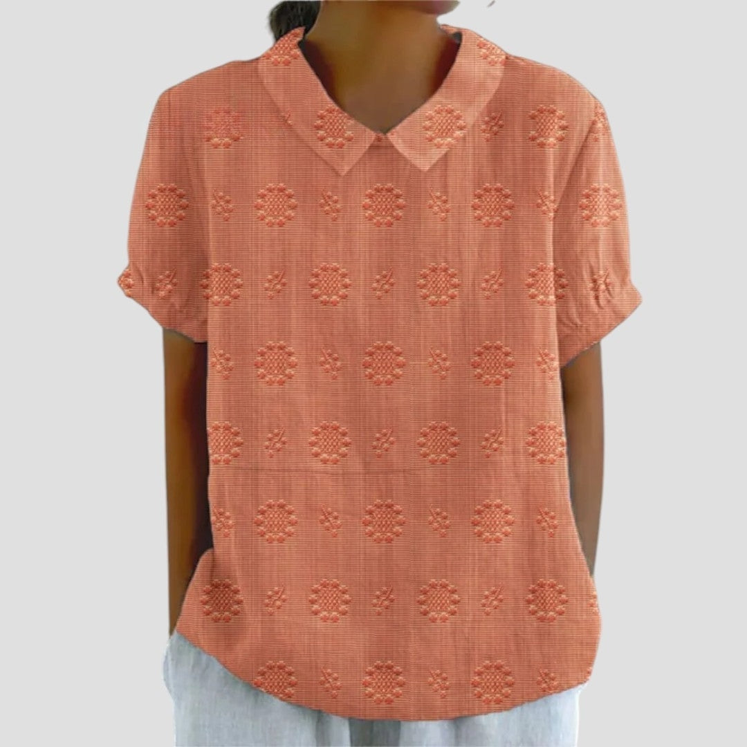 JUNA® | BLUSE I LÆRRED