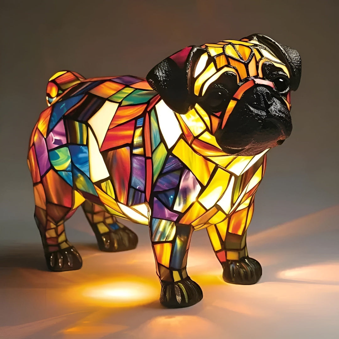 Molly® | Lampe der stråler af lykke fra mopsen
