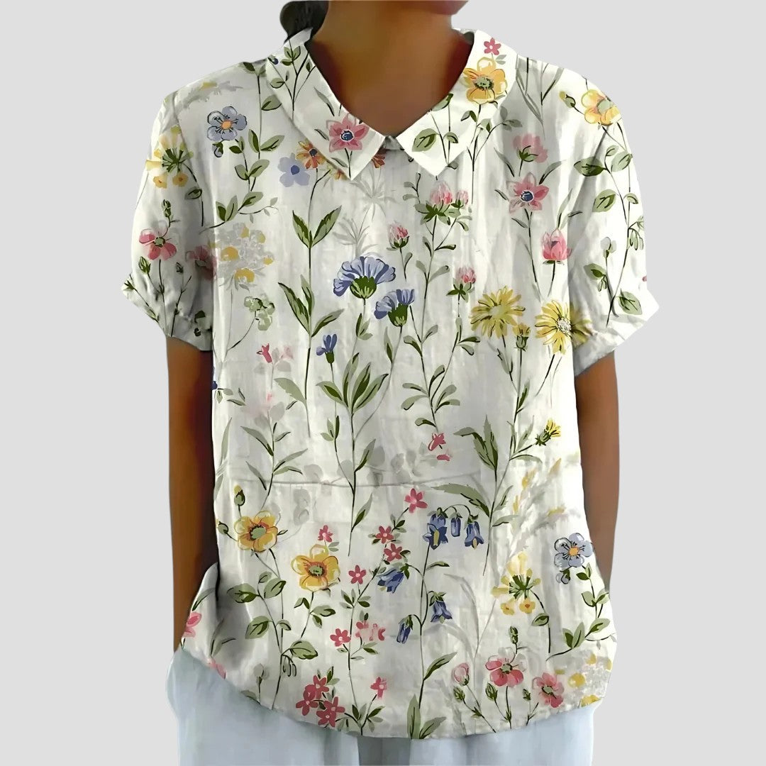 DORTHE® | BLUSE I LÆRRED