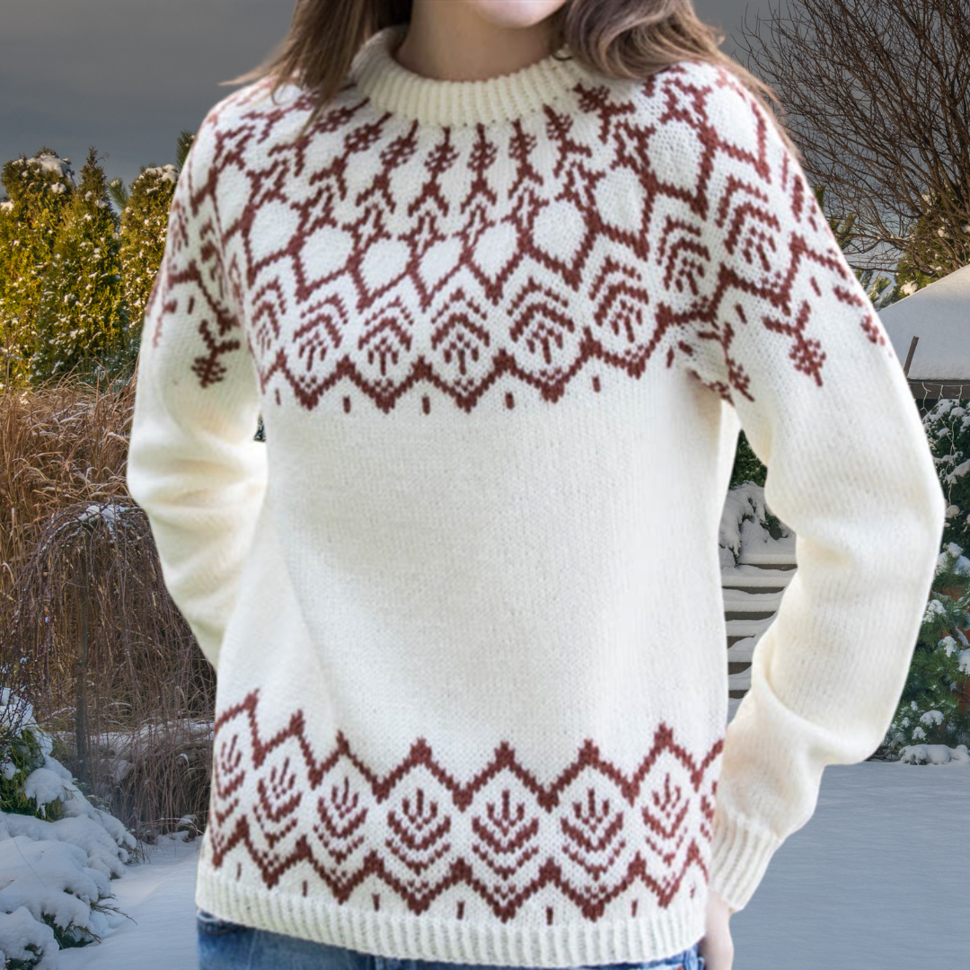 Elin™ | Hyggelig Strikket Vintersweater