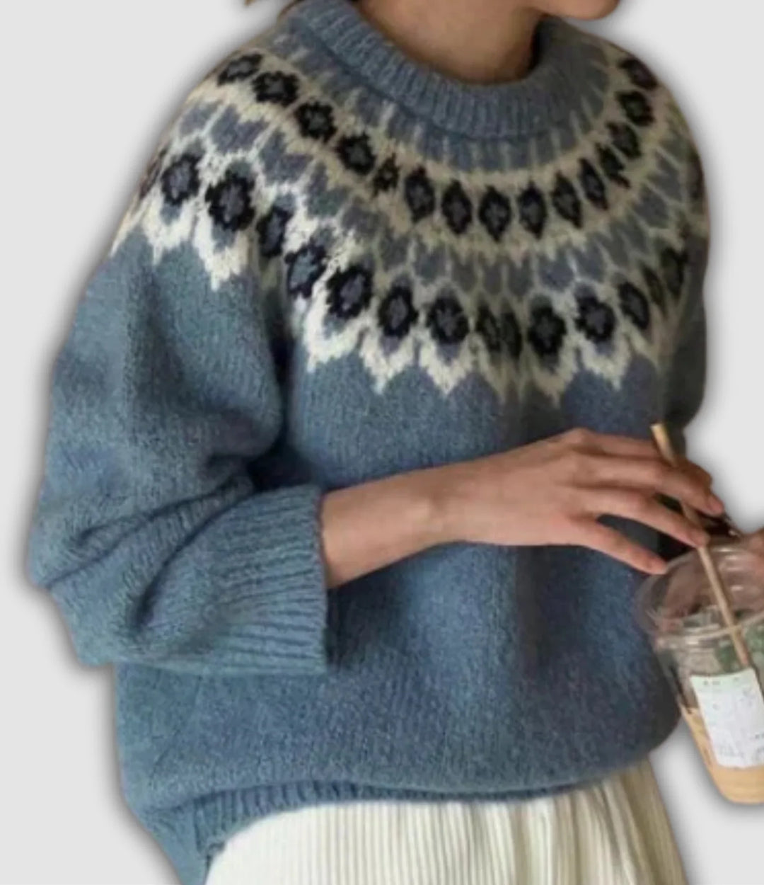 Resi® | Stilfuld Jacquard-Trøje