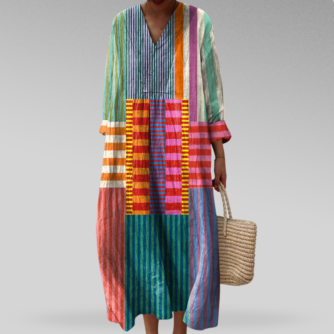 Sofie® | Elegant Geometrisk Kjole
