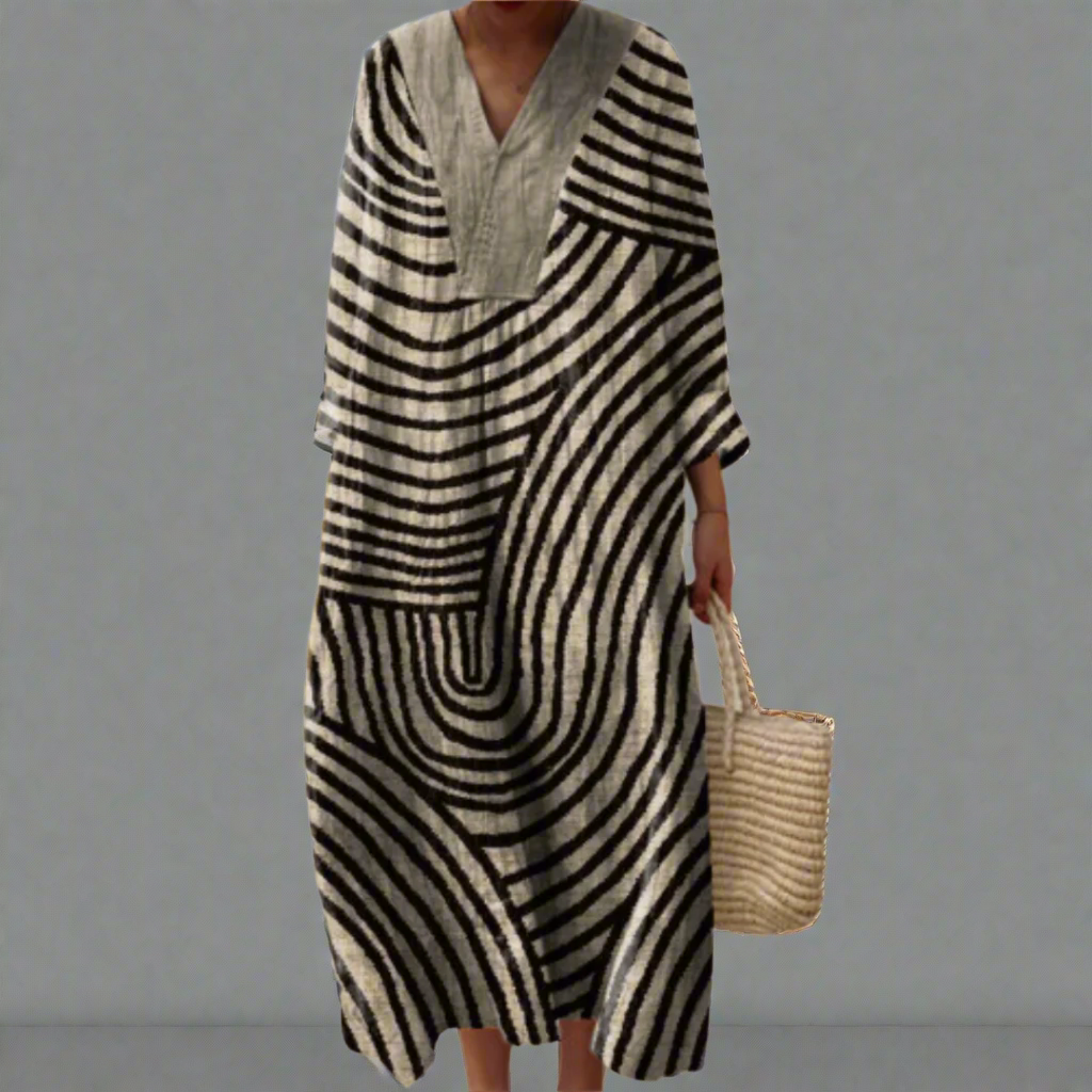Lilli® | Stilfuld Geometrisk Kjole