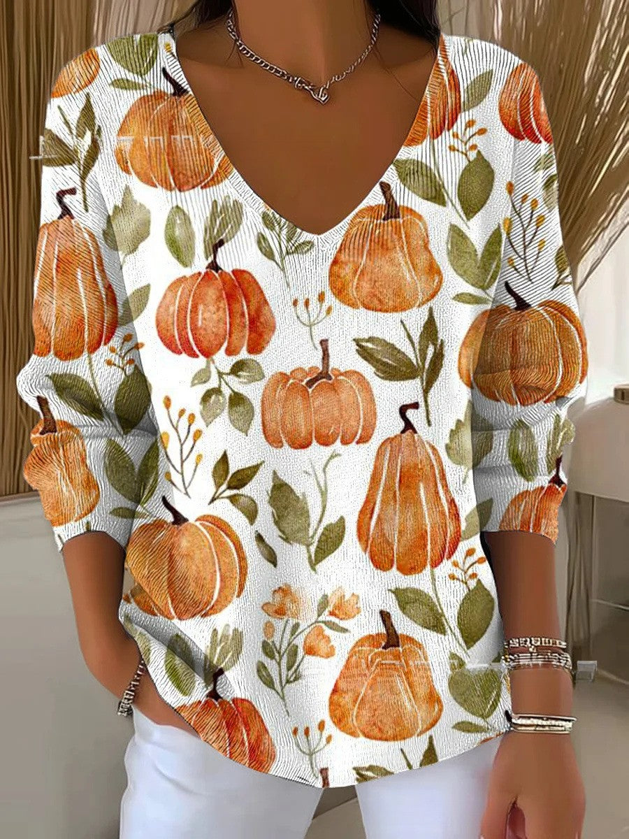 Elfriede® | Pullover med V-hals