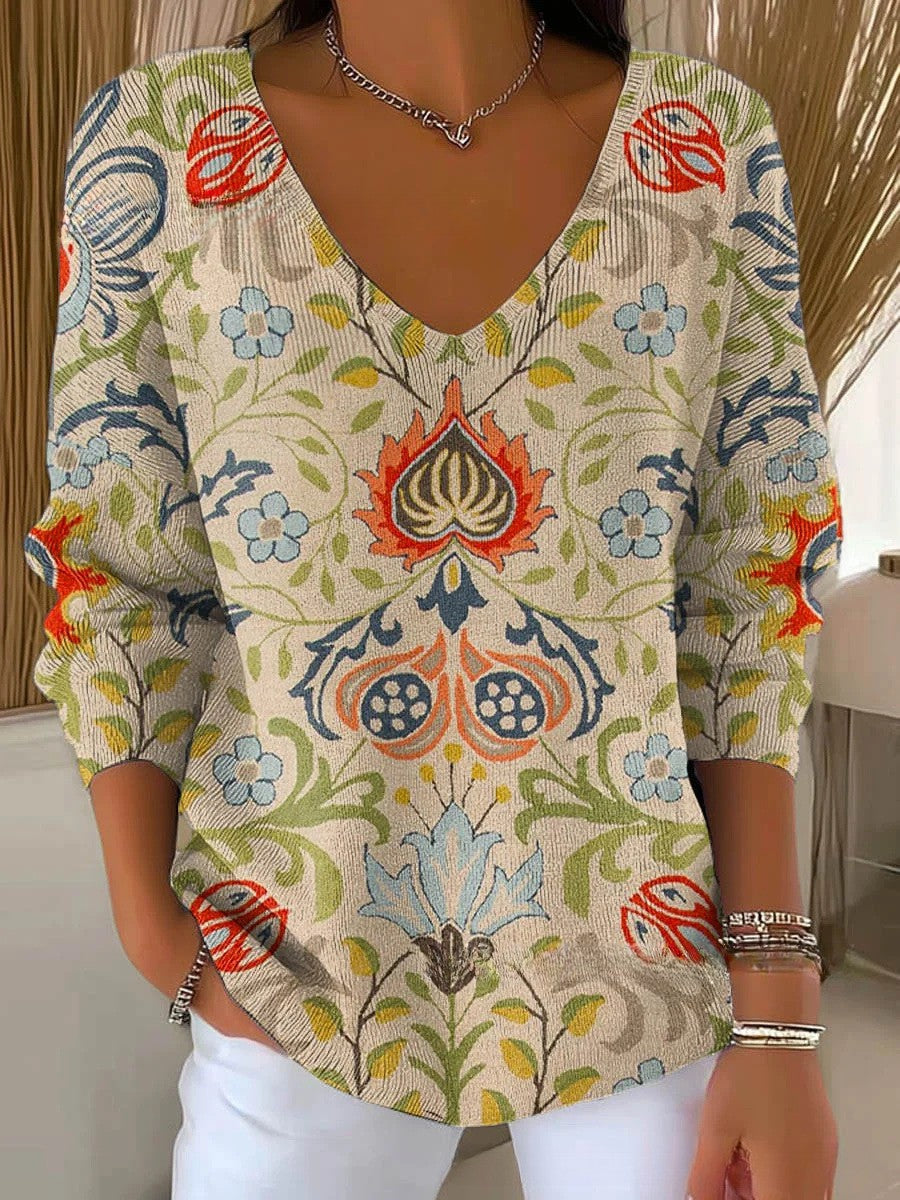 Gisela® | Pullover med V-hals