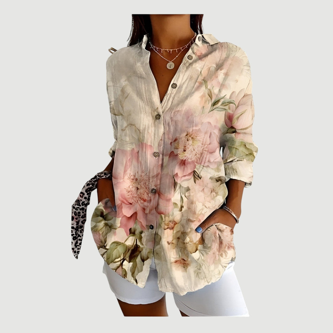 Stine® | Bluse med farverigt design