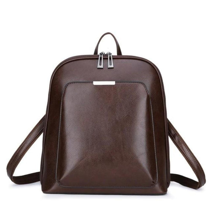 Stella | Klassisk dobbelt lynlås rygsæk med minimalistisk design