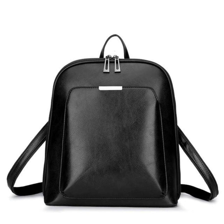 Stella | Klassisk dobbelt lynlås rygsæk med minimalistisk design