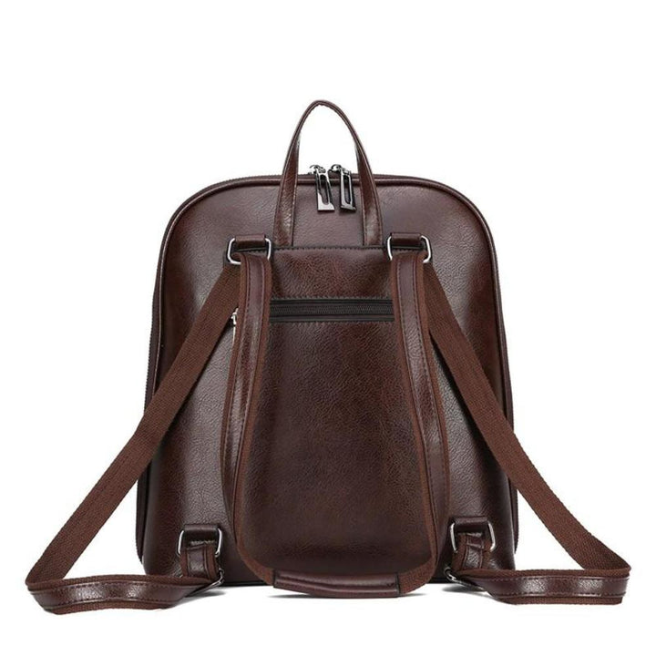Stella | Klassisk dobbelt lynlås rygsæk med minimalistisk design
