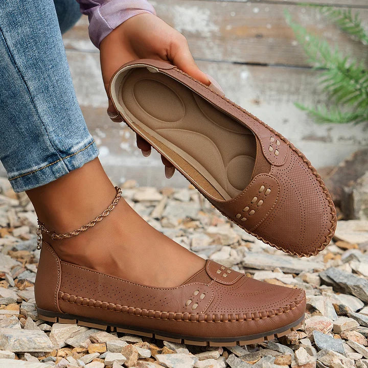 Nanna® | Åndbare Vintage-Ballerinas