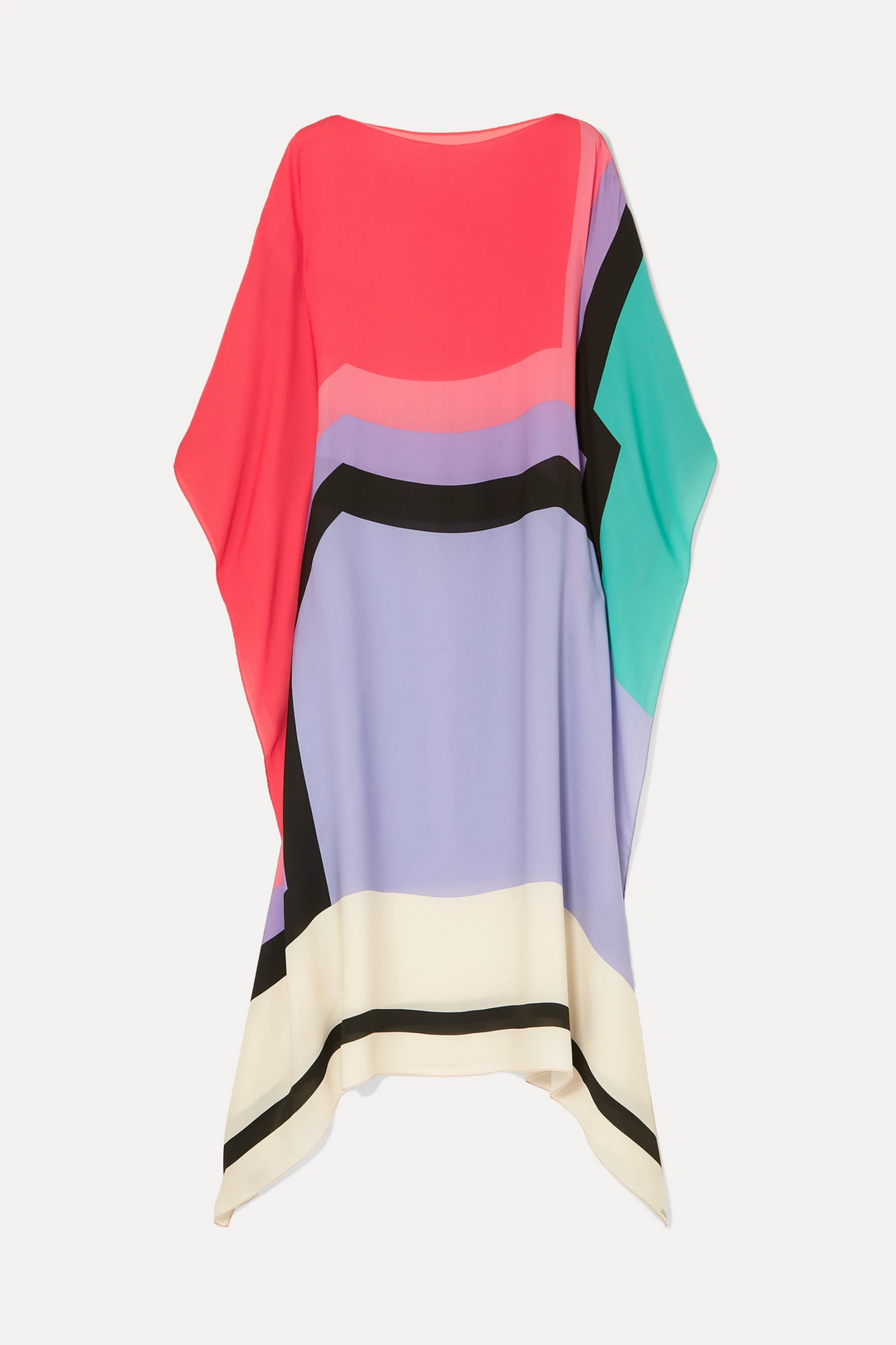 Alberte® | Elegant Kaftan med Geometrisk Print