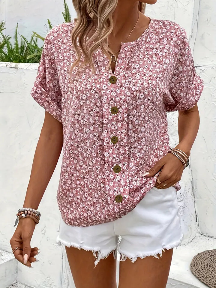 Alma® | Chic Blomstret Bluse