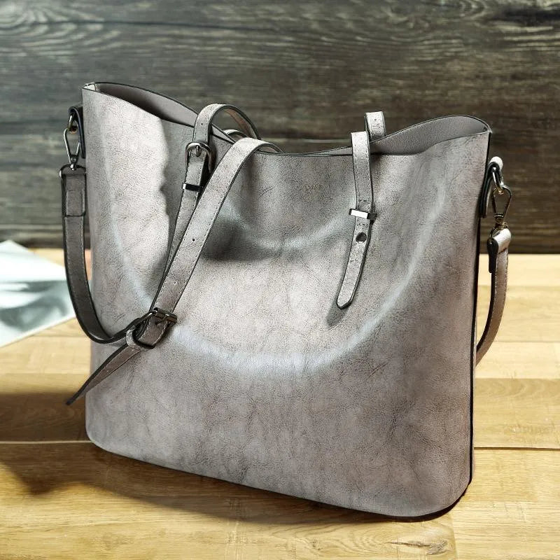 IRIS® | Vintage læder skuldertaske