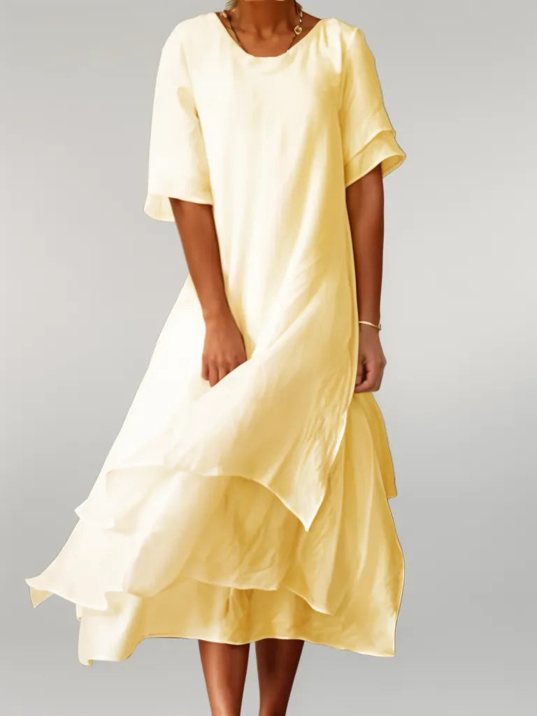 Hanne® | Elegant Katover Lang Kjole