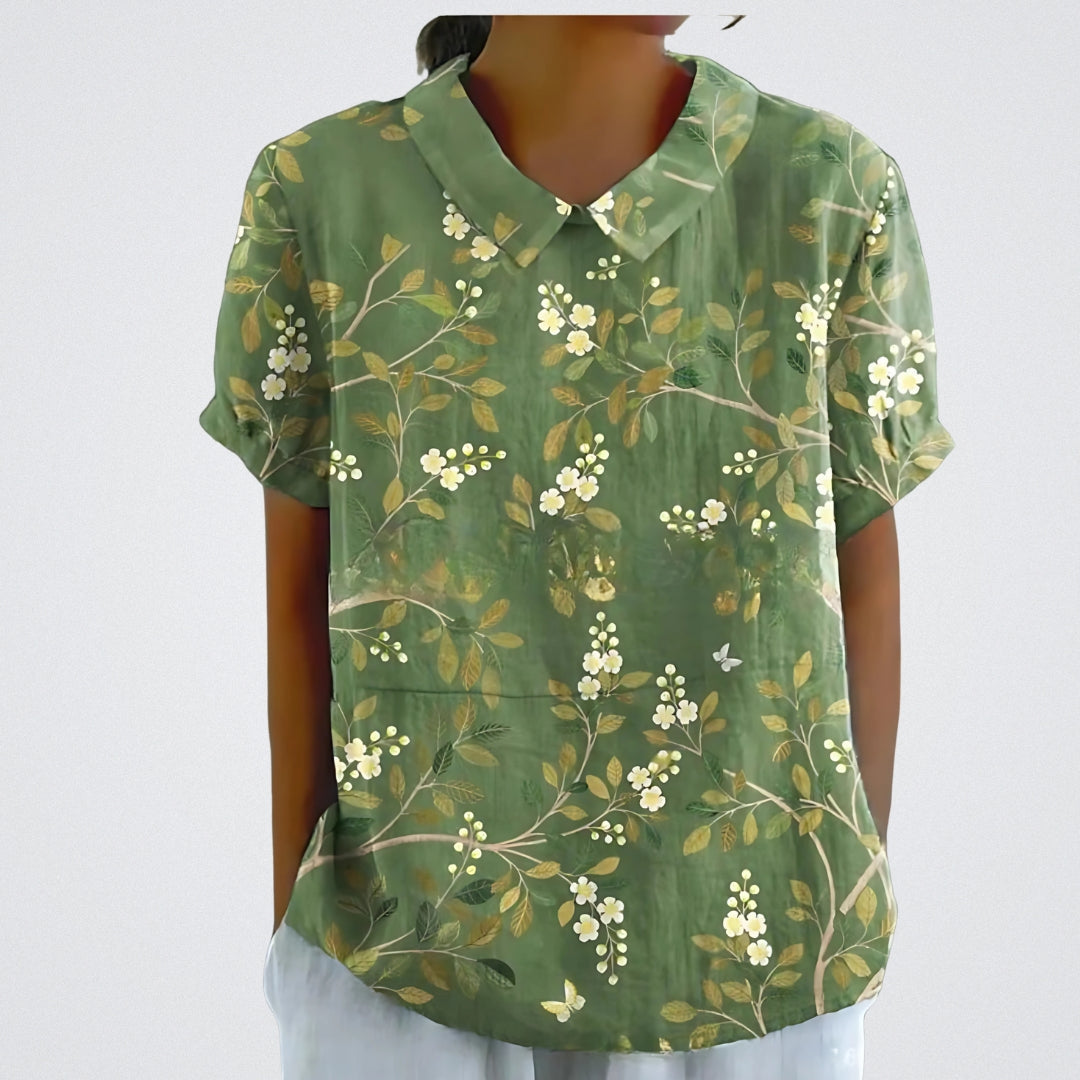 Lea® | Blomstret skjorte