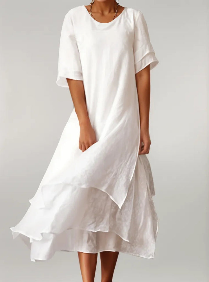 Hanne® | Elegant Katover Lang Kjole