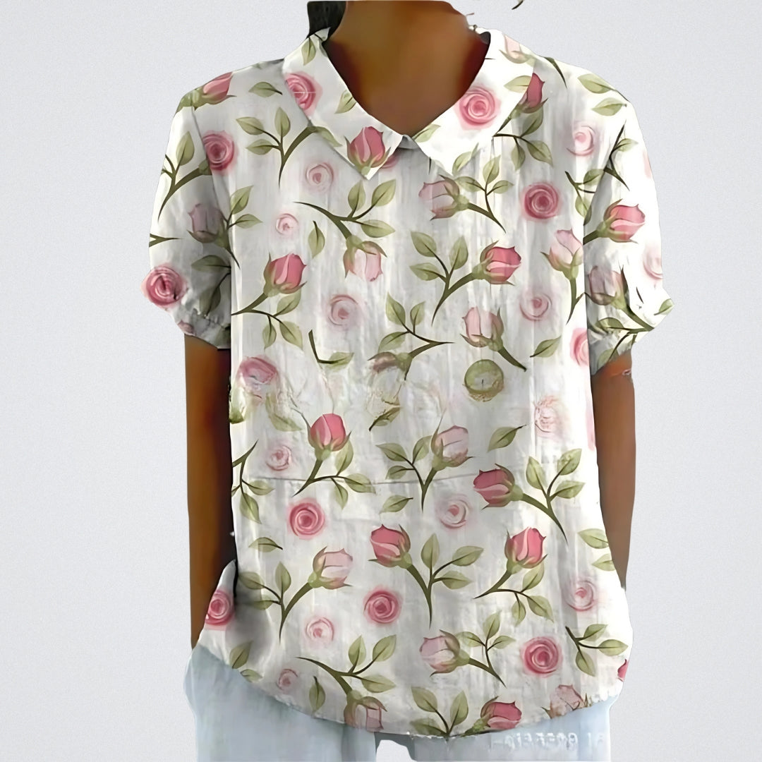Lea® | Blomstret skjorte