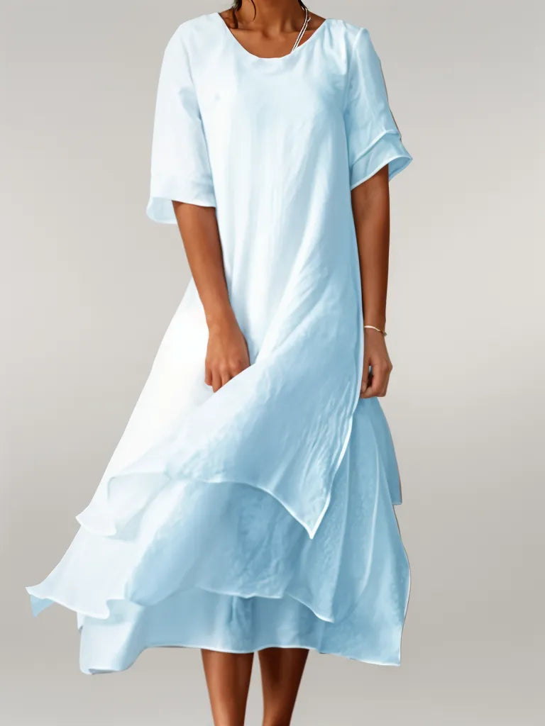 Hanne® | Elegant Katover Lang Kjole