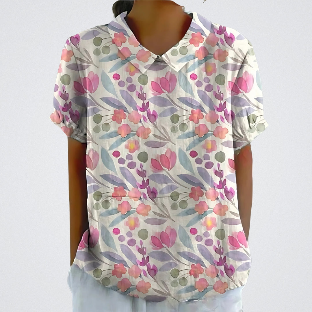 Lea® | Blomstret skjorte