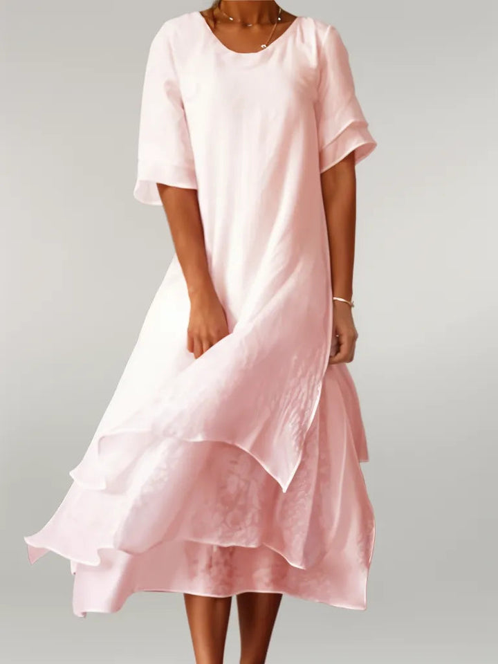 Hanne® | Elegant Katover Lang Kjole