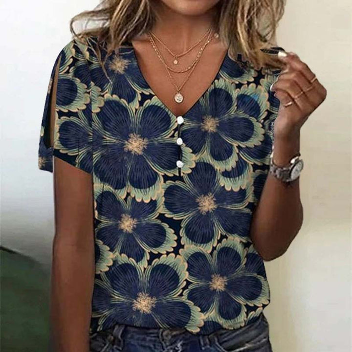 SMILLA® | BLOUSE MED BLOMSTERPRINT I VINTAGE-LOOK