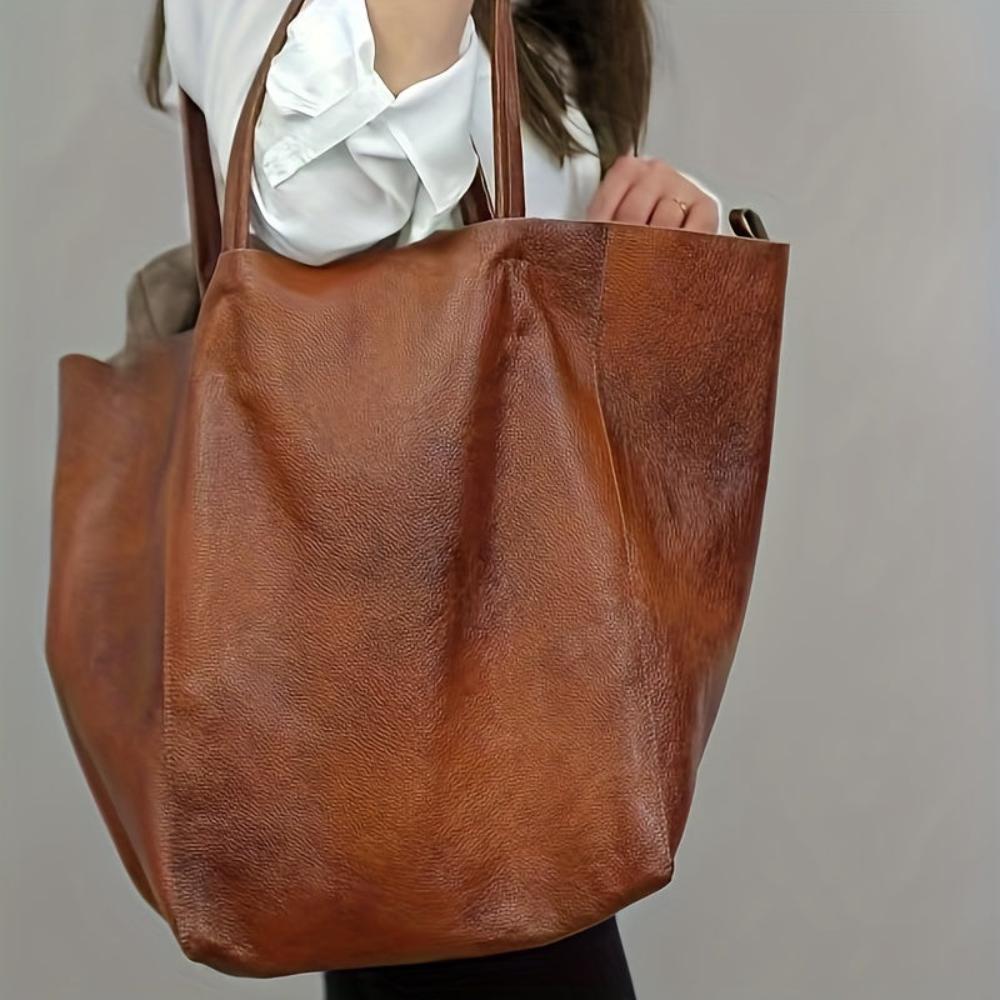 Renee | Vintage-Inspired Soft Tote Bag with Large Capacity