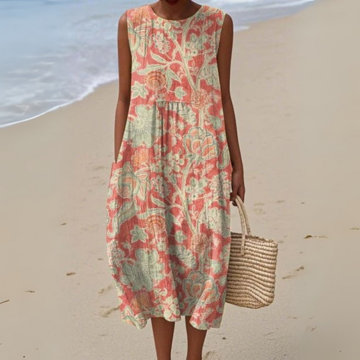 Rosa® | Vintage Blomstret Kjole