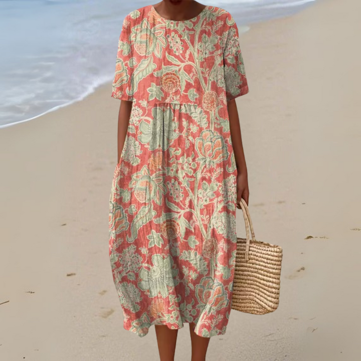 Rosa® | Vintage Blomstret Kjole