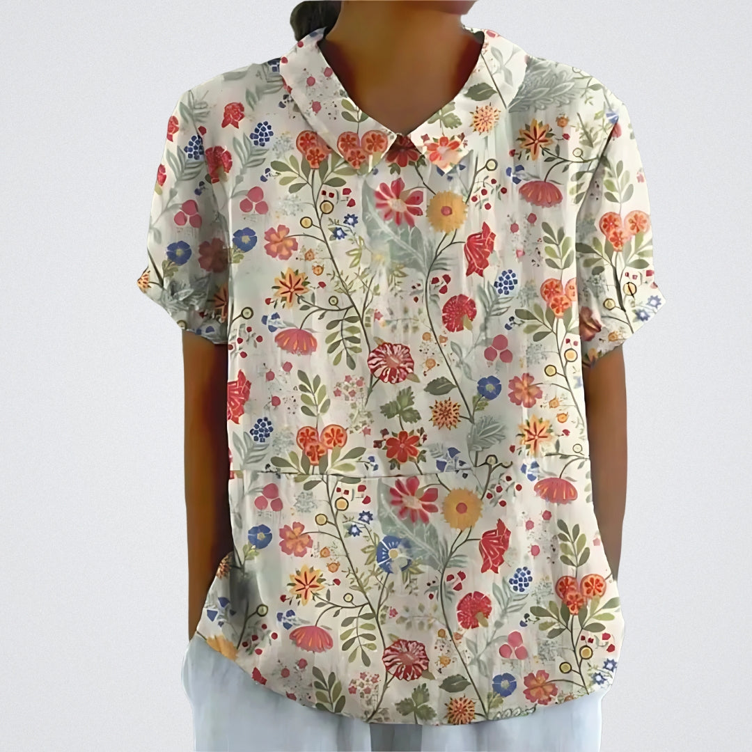 Lea® | Blomstret skjorte