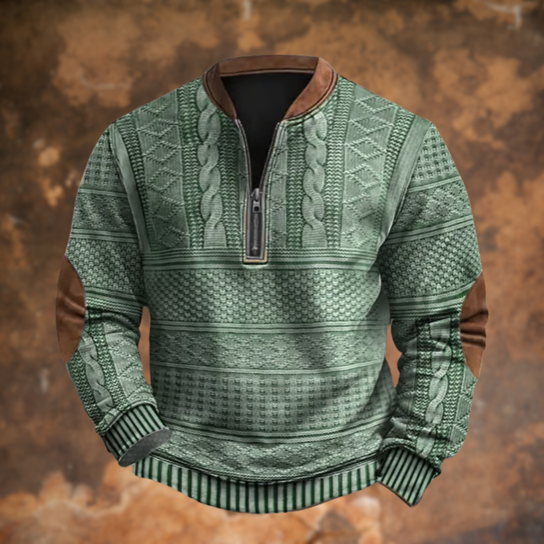 Anders® | Sweatshirt med lynlås
