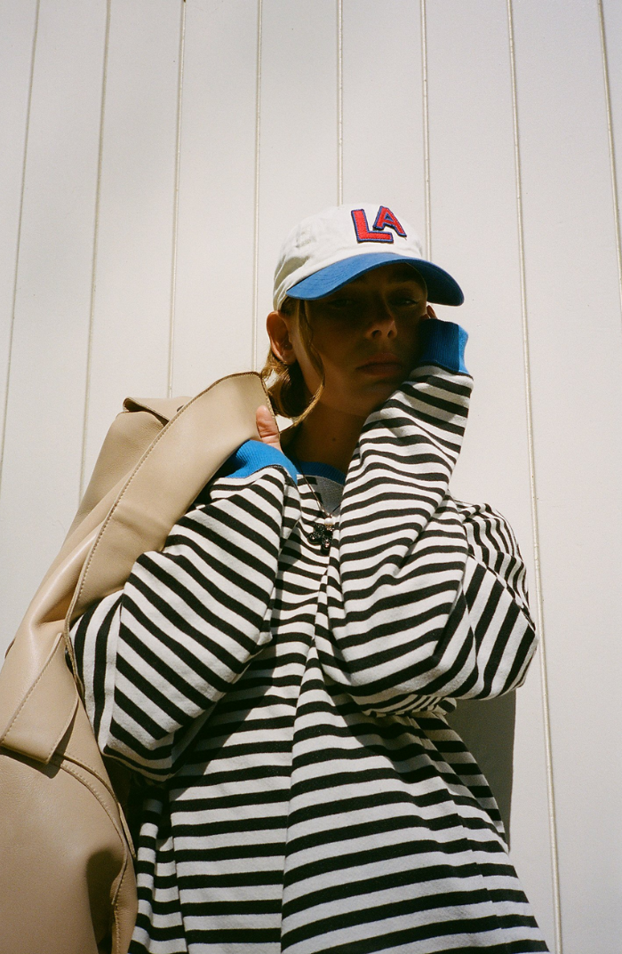 Brigitte® | Stribet Oversized Pullover