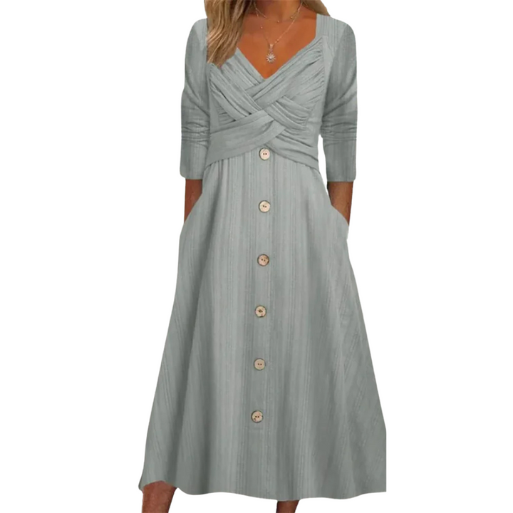 Rani® | Elegant Mave Dækning Kjole