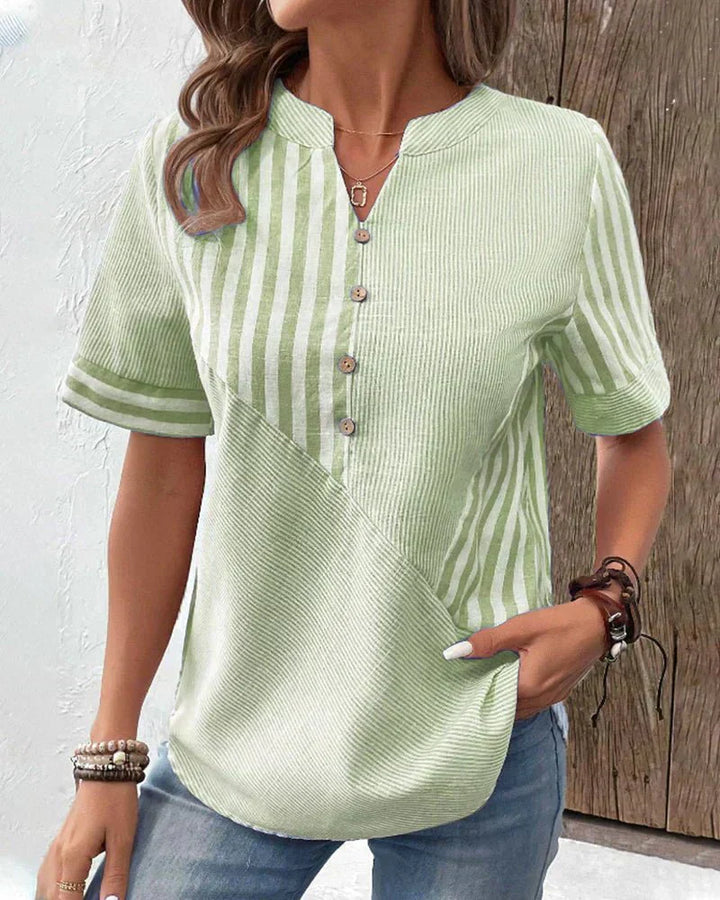 Miv® |  Blød Stribet Bluse