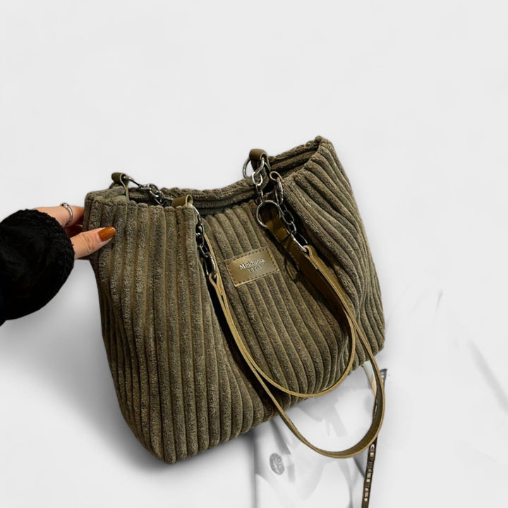 Tilda® | Blød Cord Skuldertaske