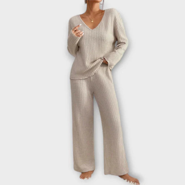 Frida® | Ribstrikket Loungesæt
