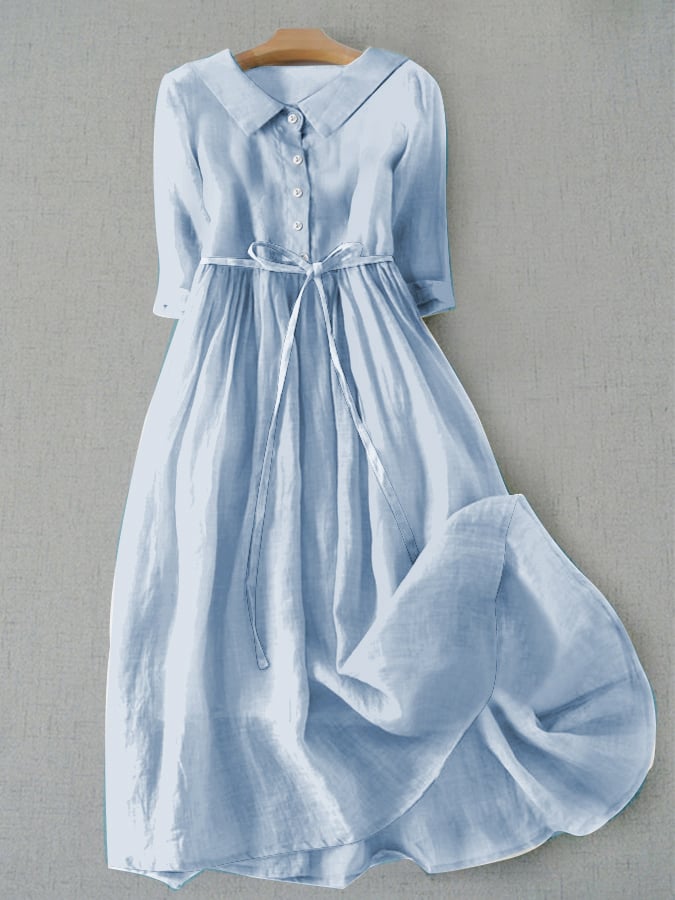 Rikke® | Premium Linene Simple Kjole