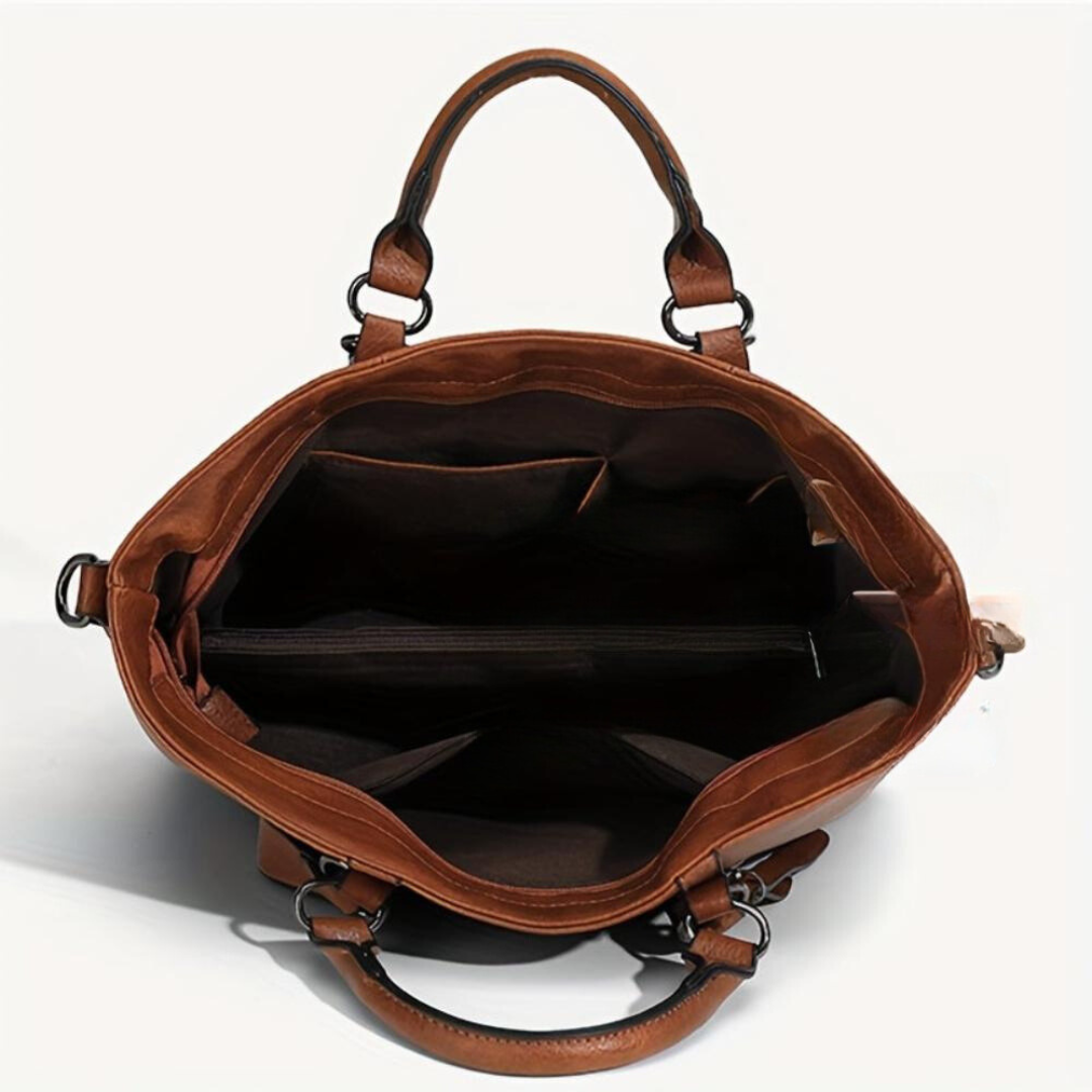 Charlotte | Vintage Tote Bag with Timeless Elegance