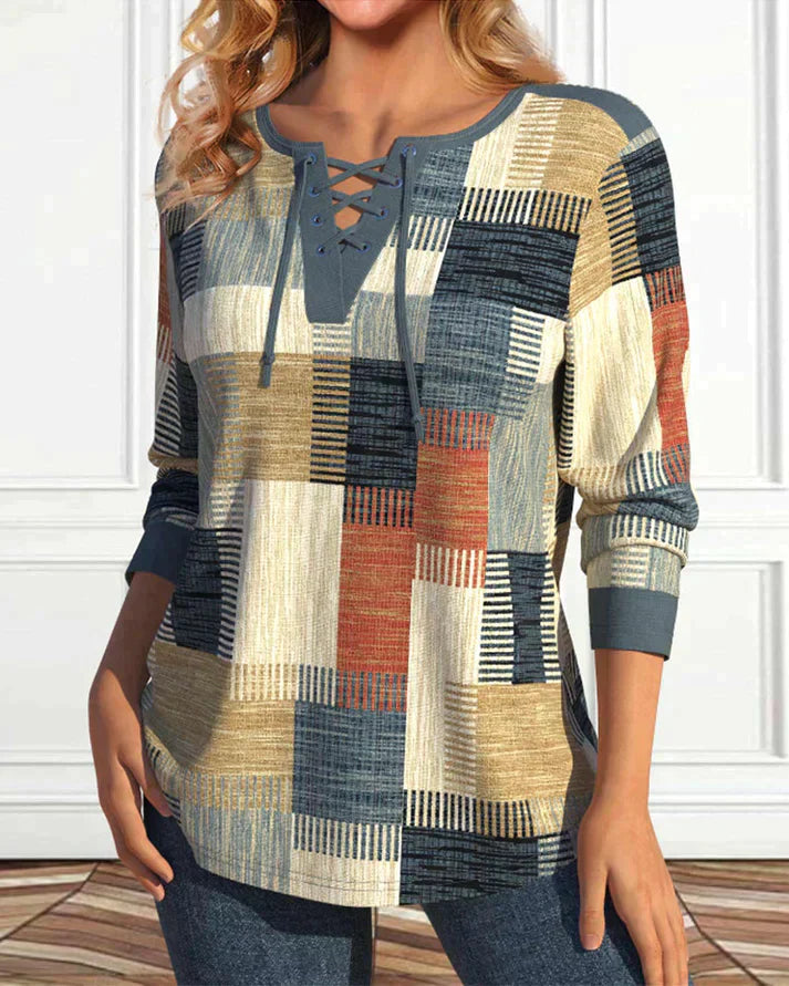 Solveig® | Overdel med geometrisk tryk
