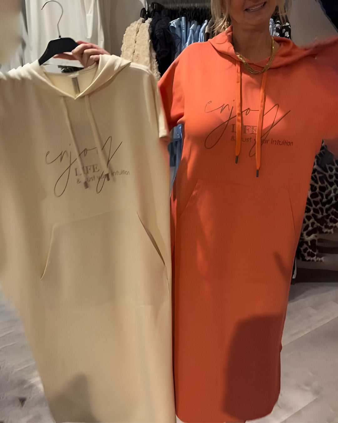 Sillea® | Casual Hoodie Kjole