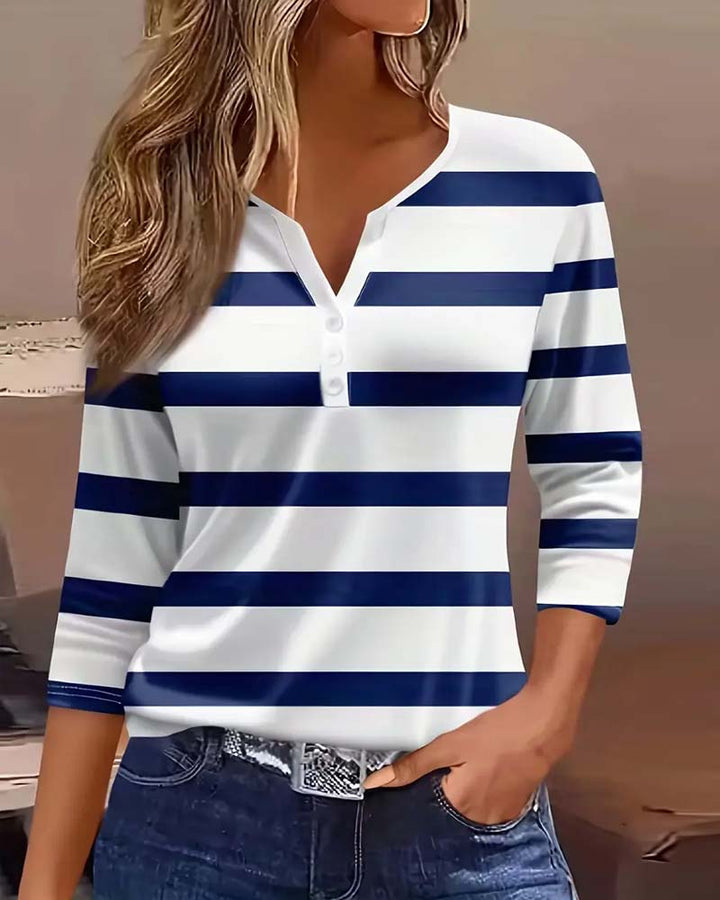 Lærke® | ELEGANT STRIBET BLOUSE