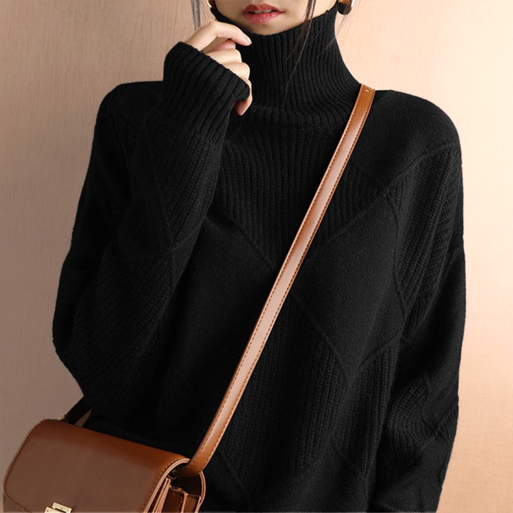 Friederike® | Grovstrik Rullekravepullover