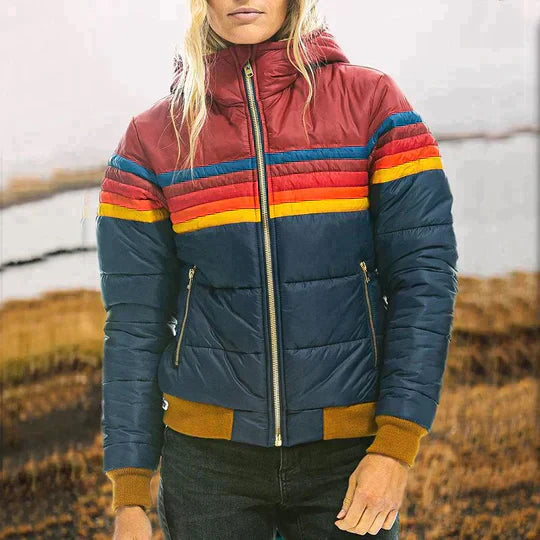 Viki® | Retro-jakke med pelshat