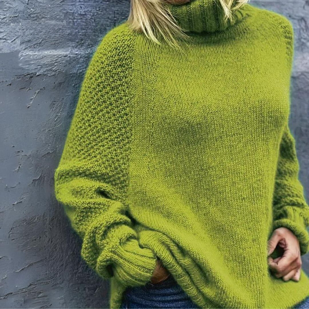 MONIKA® | Elegant Høj Krave Sweater