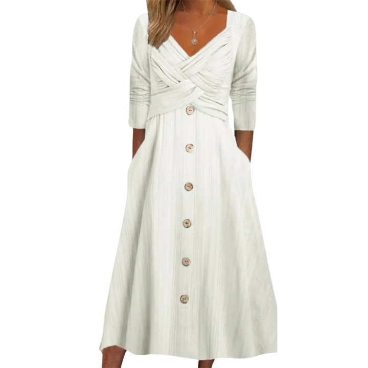 Rani® | Elegant Mave Dækning Kjole